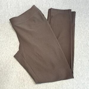 Eileen Fisher Easy Fit Ankle Length Viscose Jersey Jogger Pant Legging Brown S